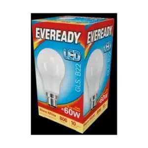 Eveready LED GLS 9.6w 806lm Warm White 3000k B22 - S13622