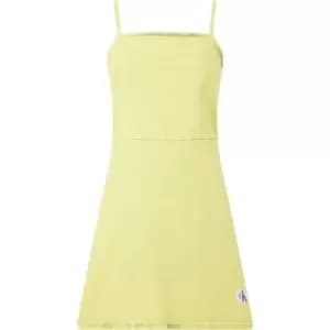 Calvin Klein Jeans BODYCON DRESS - Yellow