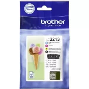 Brother Ink set LC-3213 VALDR Original Cyan, Magenta, Yellow, Black LC3213VALDR