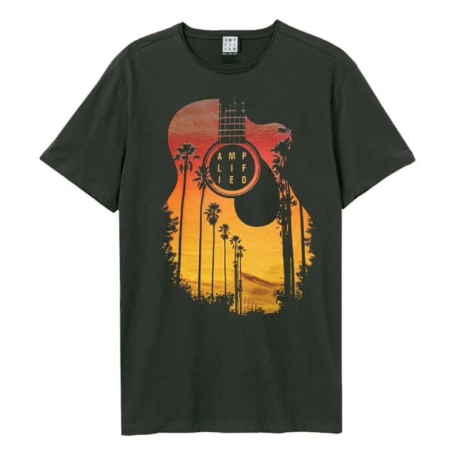 Amplified Amplified Men Sunset Axe T-Shirt in Charcoal Size: 3X-Large Charcoal XXXL Male 5063703714532
