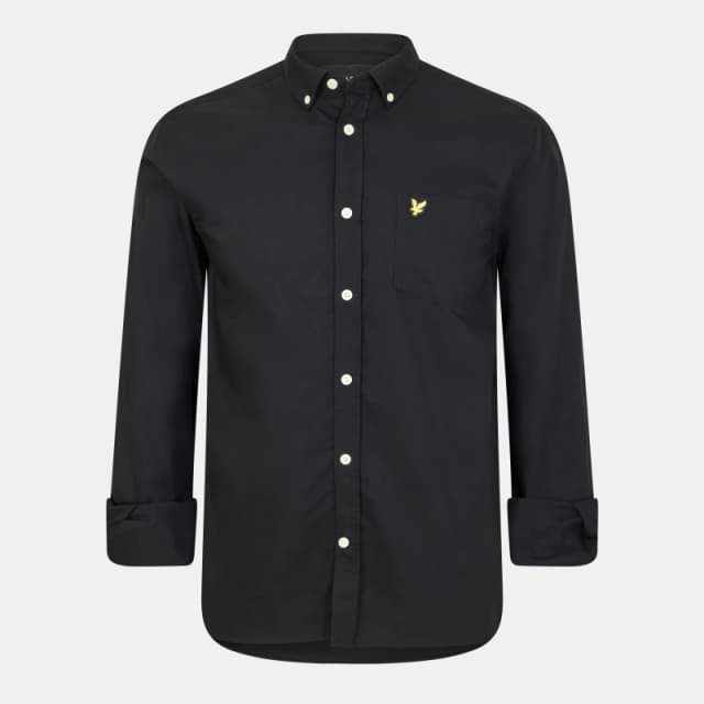Lyle and Scott Oxford Shirt - Black XS