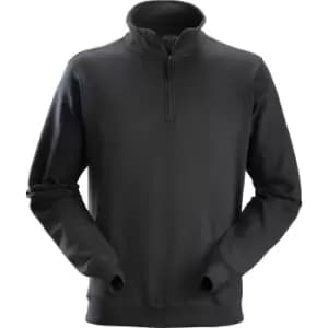 Snickers 2818 1/2-Zip Mens Sweatshirt Black S