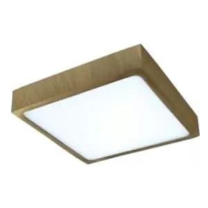 Kaju Surface Mounted LED Downlight Square 30W Brass