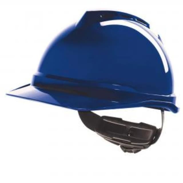 MSA V - Gard 500 Vented Safety Helmet Blue