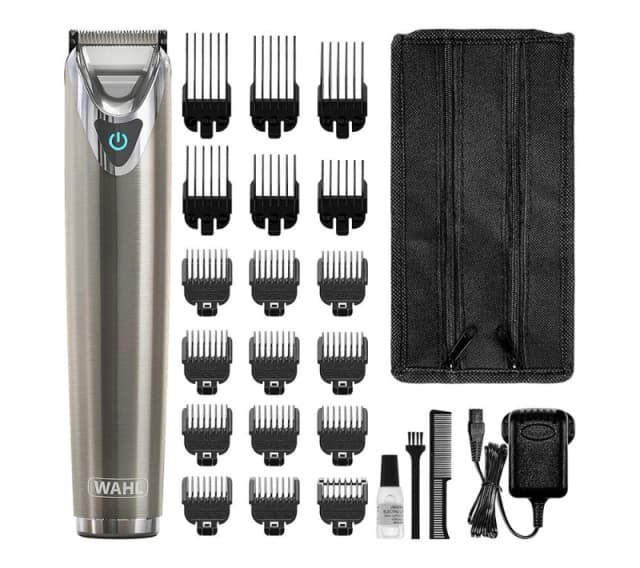 WAHL Stainless Steel Beard Trimmer - Silver, Stainless Steel 5037127030318