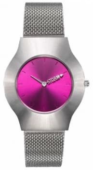 STORM New Ion Mesh Purple Silver Mesh Bracelet Purple Watch