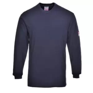 Modaflame Mens Flame Resistant Antistatic T-Shirt Navy S