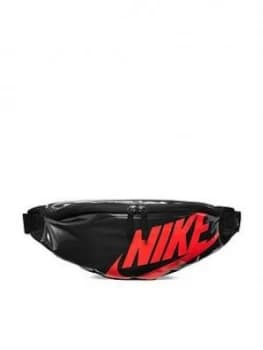 Nike Heritage Large Logo Waist Bag - Black