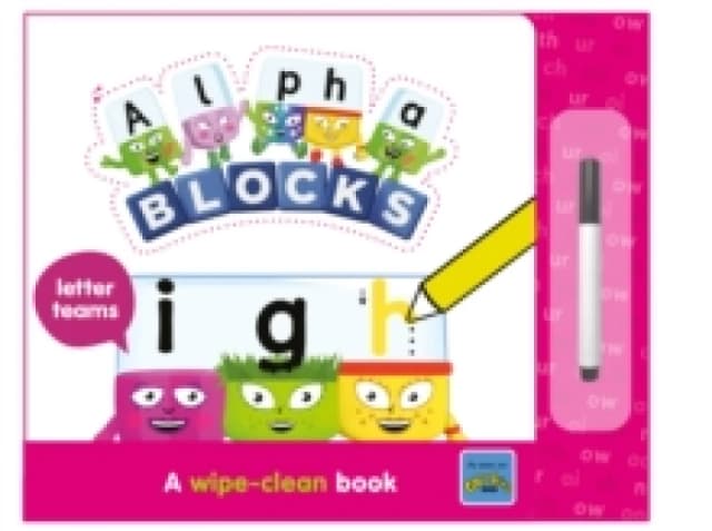Alphablocks Letter Teams: A Wipe-Clean Book Board book
