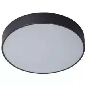 Italux Orbital - Modern LED Flush Ceiling Light Black, Warm White 3000K 1800lm