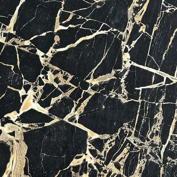 RASCH Rasch - Vasari Enzo Black Marble Wallpaper Metallic Heavyweight Textured Vinyl WL-538113