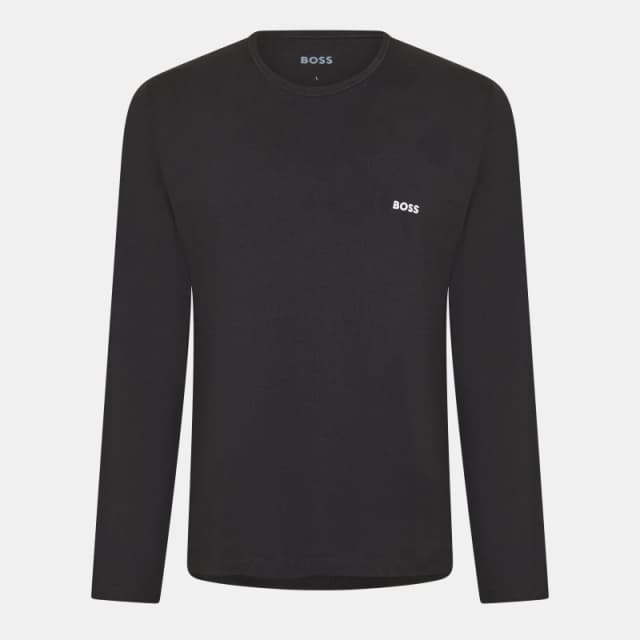 Boss Mens RegCrewTee Cotton Long Sleeve T-Shirt Open Misc male XL
