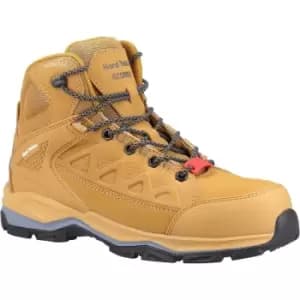 Unisex Adult Atomic Hybrid Leather Safety Boots (10 UK) (Wheat) - Hard Yakka