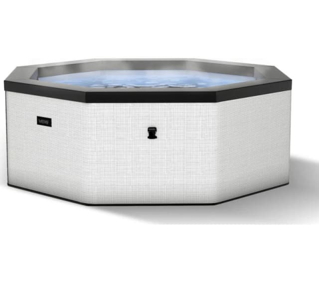 WAVE Como Eco Foam Smart Hot Tub - Pebble White 5061039892542