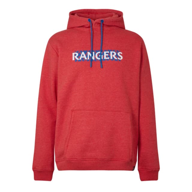 Castore Rangers Hoodie Mens - Red Red S