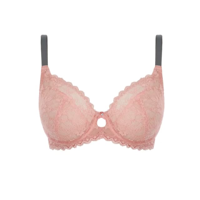 Freya Womens Offbeat Plunge Bra in Pink Size: 30DD Pink Female 30DD