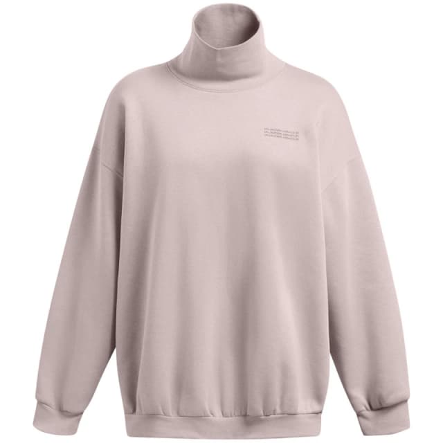 Under Armour Womens Mock Neck Sweatshirt Grey female 8 (XS)