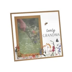 The Cottage Garden Grandma Photo Frame 4" x 6" MultiColoured
