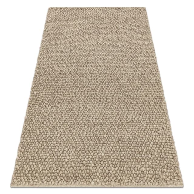 RugsX Wool Carpet Tahar 99005C Beige - Hand-Woven Loop, Uniform 120X180 Cm