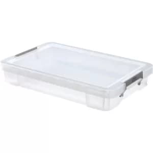 Allstore 12LTR 550X360X90MM Storage Box with Lid