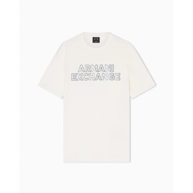 Armani Exchange Mens T-Shirt Regular Fit T-Shirts S White 59583601350
