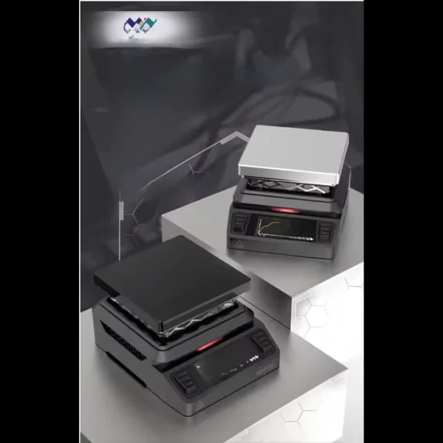 MINIWARE MHP50 Mini Hot Plate Preheater 50*50mm Heating Area Constant Temperature Heating Table 350℃ Intelligent Heating Statio