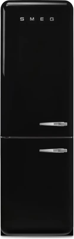 Smeg 50's Style FAB32LBL6UK 197cm 60/40 Frost Free Fridge Freezer - Black - C Rated