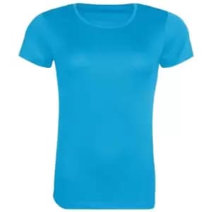 Awdis Womens/Ladies Cool Recycled T-Shirt (M) (Sapphire Blue)