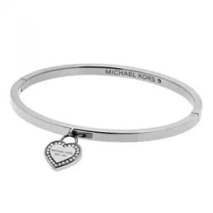 Ladies Michael Kors Stainless Steel Push Button Bangle