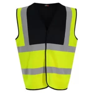 PRO RTX High Visibility Unisex Waistcoat (3XL) (Yellow/Black)
