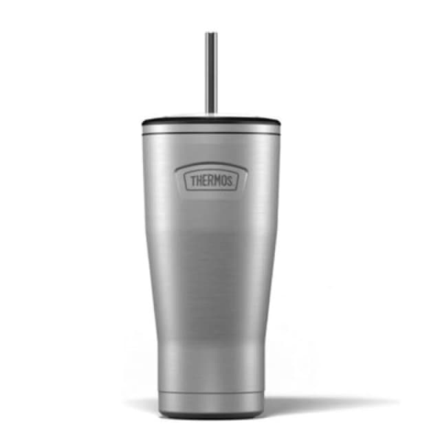 Thermos Icon Series Stainless Steel Straw Tumbler 710ml - Silver Silver Unisex