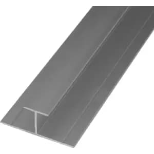 Mermaid Laminate Shower Wall Panel Trims H Joint in Anodised Aluminium