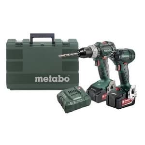 Metabo Combi & Impact Driver Twin Pack 18V 2 x 5.2Ah Li-ion
