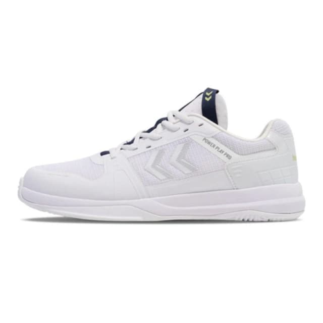 Hummel Mens Power Play Handball Trainers White male 8 (42)
