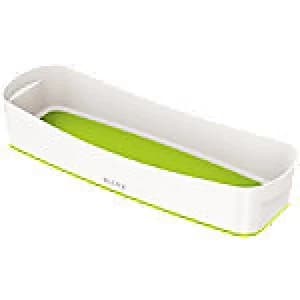 Leitz Organiser Tray WOW White, Green Plastic 30.7 x 10.5 x 5.5cm 1