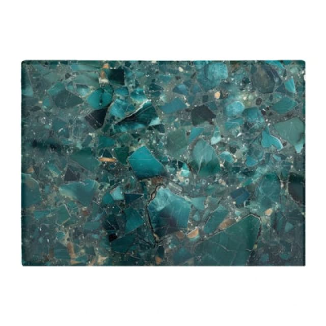 Warren Reed Designer Teal Quartz Effect Chopping Board