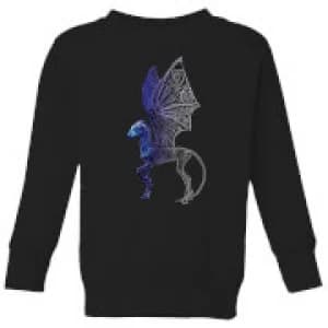 Fantastic Beasts Tribal Thestral Kids Sweatshirt - Black - 11-12 Years