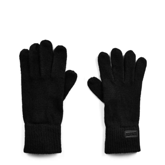 Barbour International Sensor Knitted Gloves Black BK11 male L