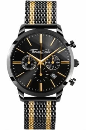 Mens Thomas Sabo Rebel Spirit Chrono Chronograph Watch WA0288-284-203-42MM