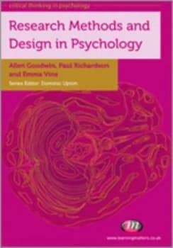 Research Methods and Design in Psychology by Paul Richardson Book