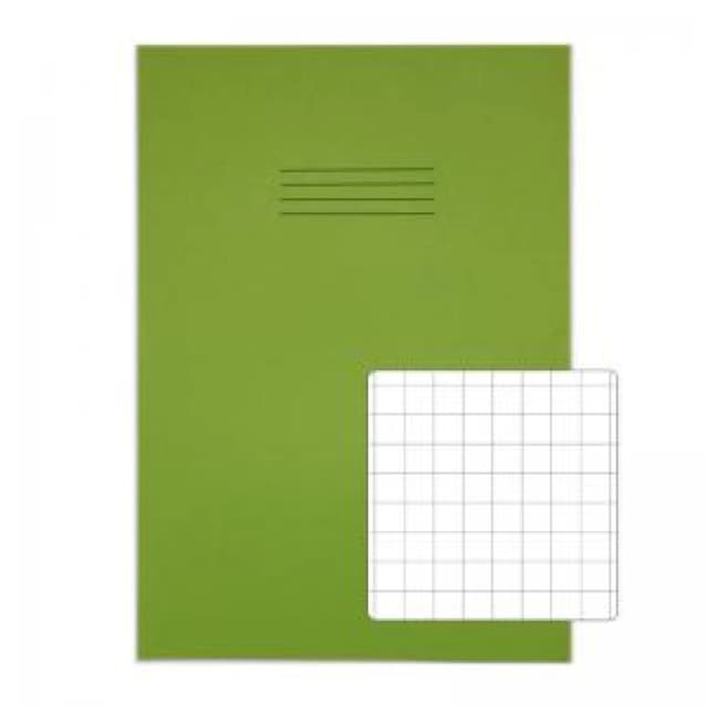RHINO 13 x 9 A4 Oversized Exercise Book 80 Pages 40 Leaf Light Green VTSRVDU0803286