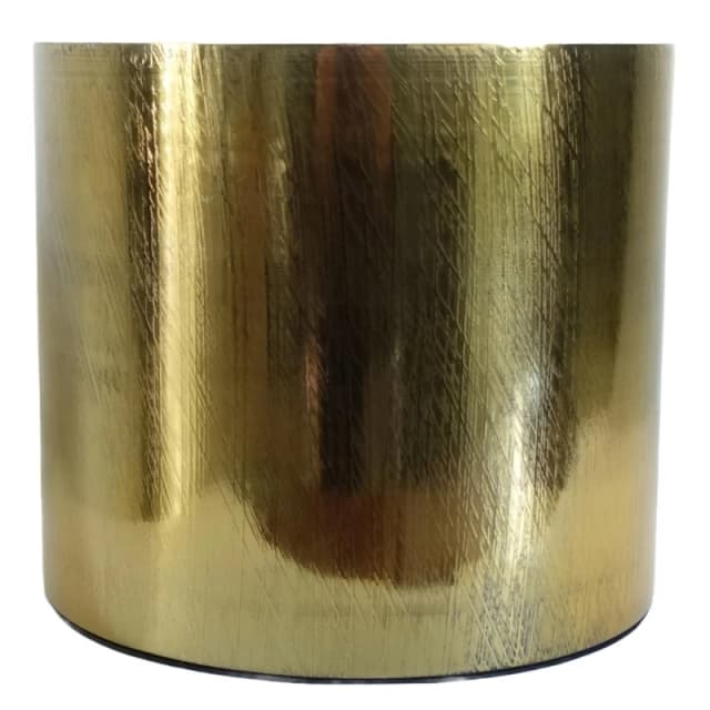 N/A 18cm Gold Etched Metal Planter by Leaf