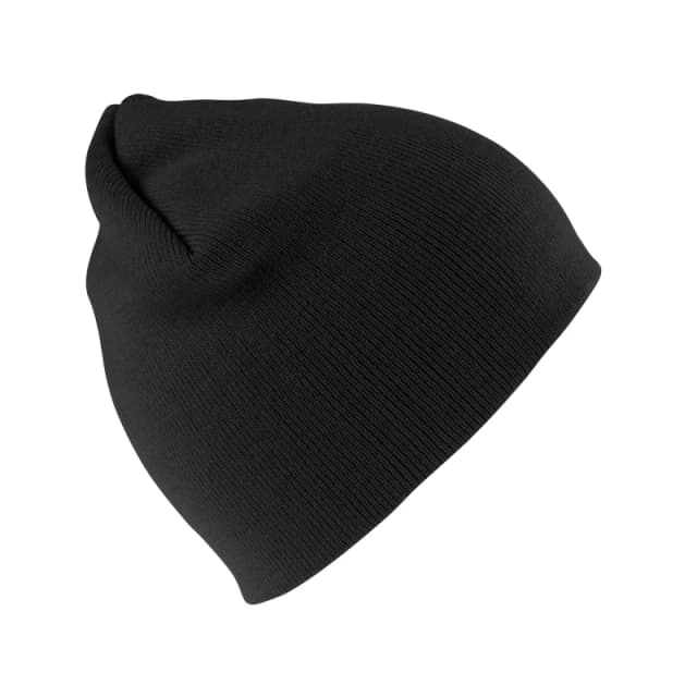Result Result Men Acrylic Soft Touch Beanie in Black One Size Male 5063527386304