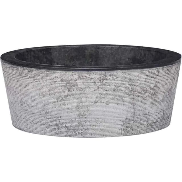 VIDAXL Sink Black Ø40x15cm Marble Vidaxl 8720286300893