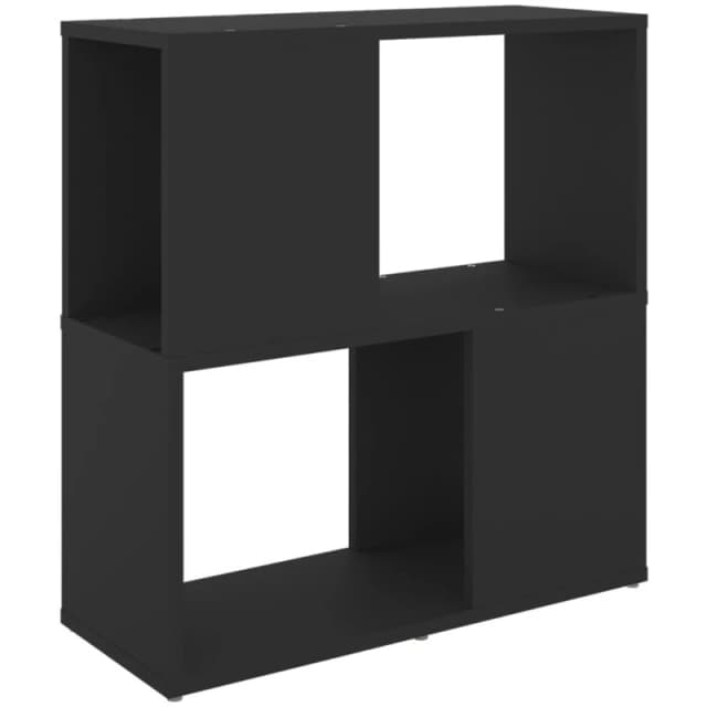 VIDAXL Vidaxl - Book Cabinet Black 60x24x63cm Engineered Wood 8720286650196