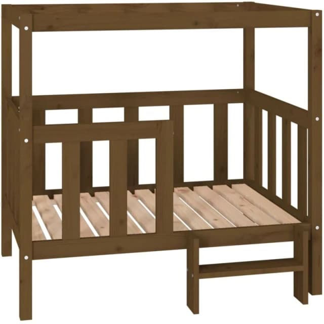 VIDAXL Vidaxl - Dog Bed Honey Brown 105.5 x 83.5 x 100cm Solid Wood Pine 822390