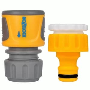 Hozelock Soft Touch Threaded Tap and Hose Pipe End Connector Set