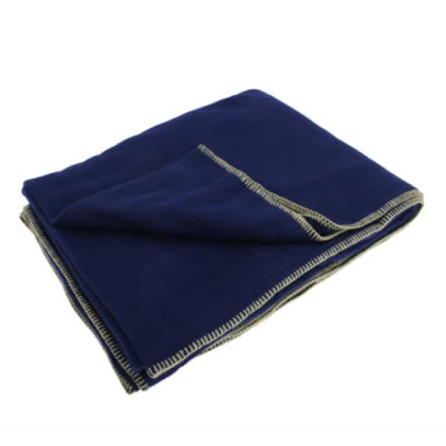 Result Result Plain Warm Outdoor Fleece Blanket (330gsm) in Dark Blue Dark Blue One Size Unisex 5055747663259