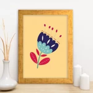 AC4109368124 Multicolor Decorative Framed MDF Painting