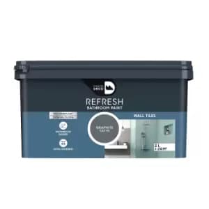 Maison Deco Refresh Bathroom Wall Tile Paint Graphite - 2L